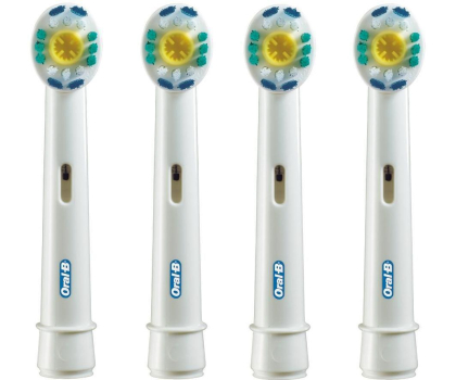 Końcówka do szczoteczek Oral-B KOŃCÓWKI DO SZCZOTECZKI ORAL-B EB18-4 3D WHITE BIAŁE 4 SZT.